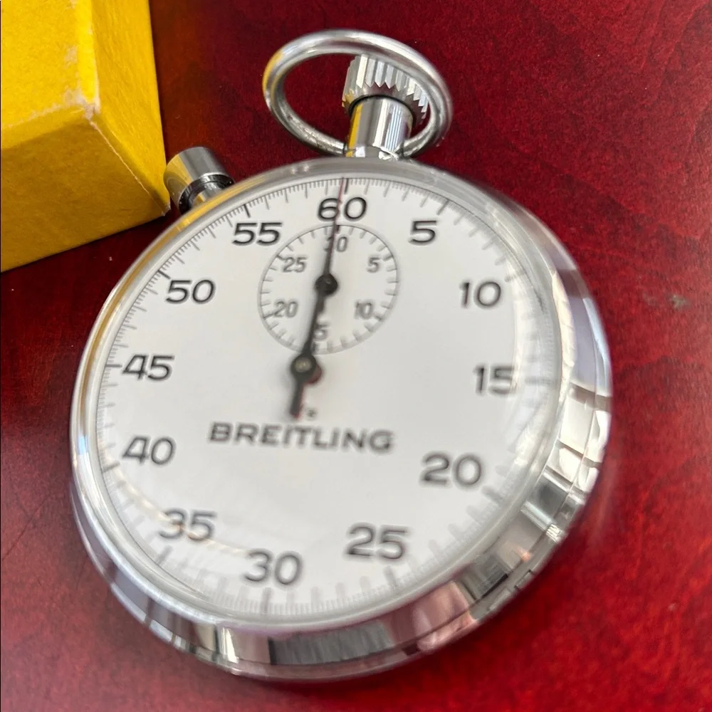Vintage Breitling stopwatch Model 76 Mechanical winding watch Vintage circa 1940 - Picture 8 of 10